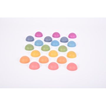 Rainbow Wooden Semispheres