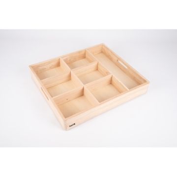 Wooden Sorting Tray - 7 Way