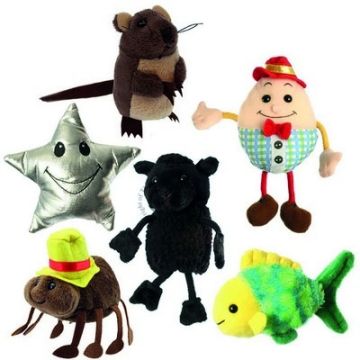 Nursery Rhyme Finger Puppets Pack of 6