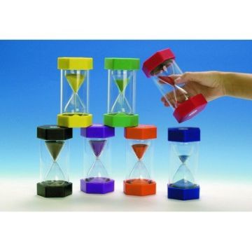 5 Minutes Large Sand Timer Blue