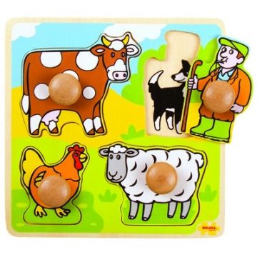 My First Peg Puzzle Farm