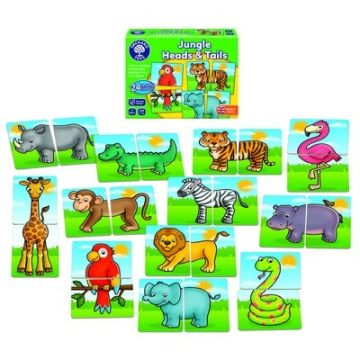 Jungle Heads and Tails Matching Game