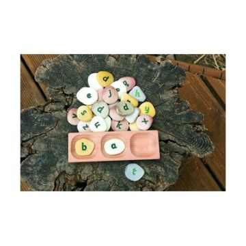 3 Pebble Word Building Tray