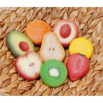 Sensory Play Stones Fruit Pack of 8