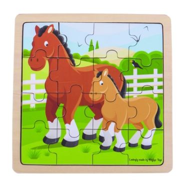 Tray Puzzle Horse & Foal