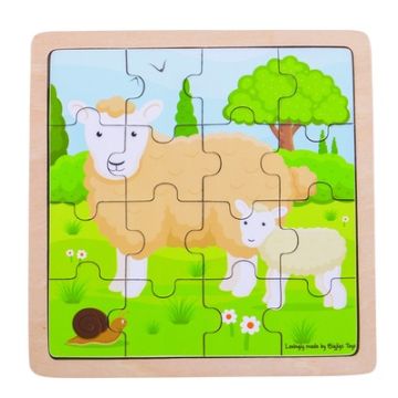 Tray Puzzle Sheep & Lamb