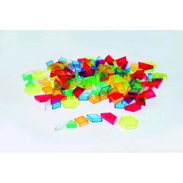 Translucent Hollow Pattern Blocks Pack of 180