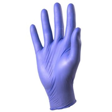 Nitrile Gloves Accelerator Free Medium Pack of 100