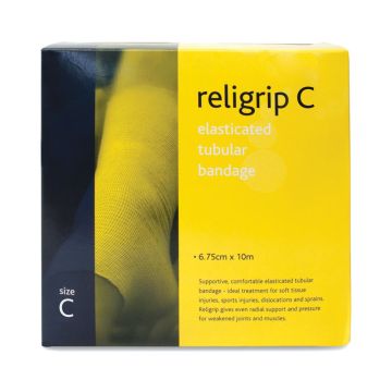 6.75cm x 10m Religrip Elasticated Tubular Bandage