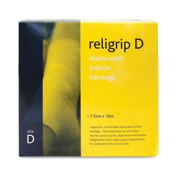 7.5cm x 10m Religrip Elasticated Tubular Bandage
