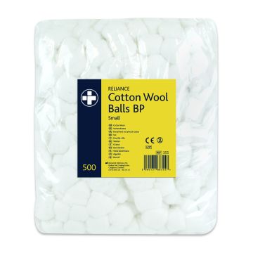 Cotton Wool Balls Small Pack of 500
