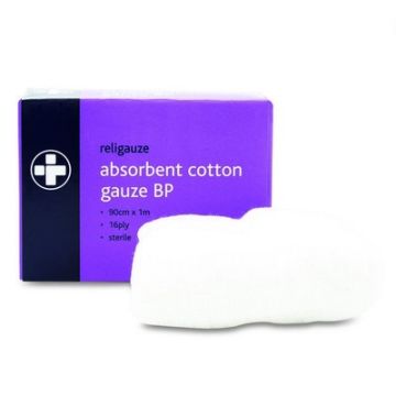 900mm x 1m Sterile Cotton Gauze