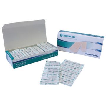 40 x 20mm Washproof Plasters Box of 100