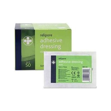 75 x 50mm Non-Woven Dressing Pack of 50