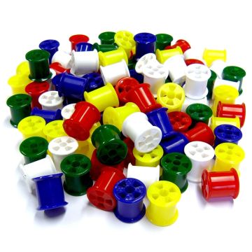 Plastic Cotton Reels Pack 150