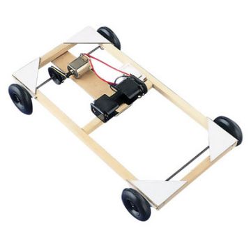 Motorised Vehicle Pulley Chassis Kit Silver