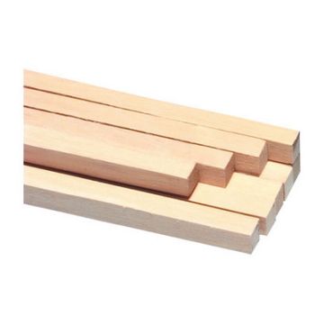 Ramin Wood Sections Length 910mm 8 x 8mm Pack 10