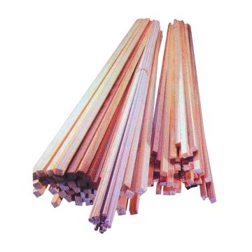 Wood Jelutong 10x10x600mm Natural Pack 100