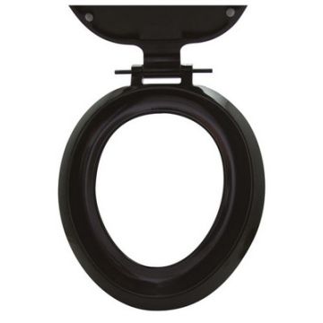 Toilet Seat With Cover Standard Size Black