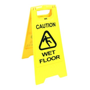 Wet Floor Sign Yellow