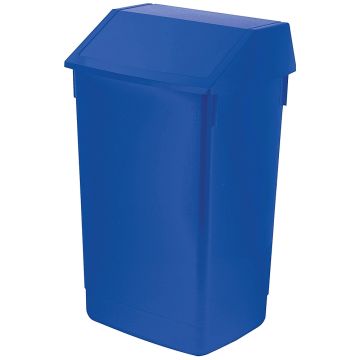 Addis Flip Top Litter Bin 60 Litres Blue