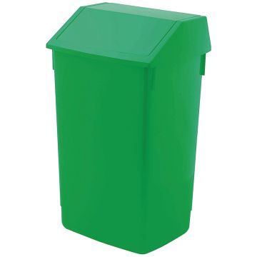Addis Flip Top Litter Bin 60 Litres Green