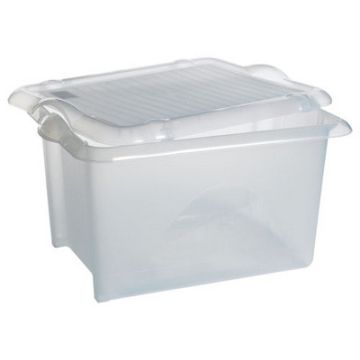 Addis Unistore Crate Clear 30 Litres
