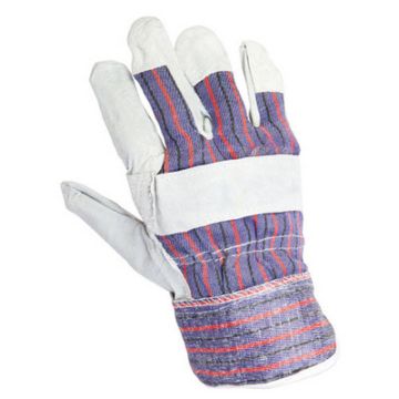 Synthetic Leather Rigger Gloves Adult Grey Pair