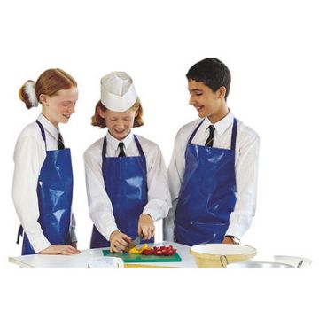 PVC Aprons Children's 650mm Blue