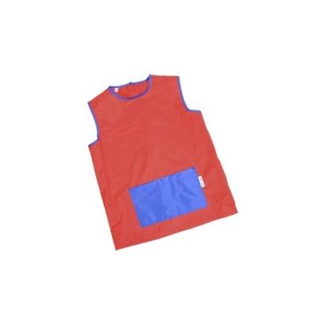 Sleeveless Smock Red/Royal Age 1-3