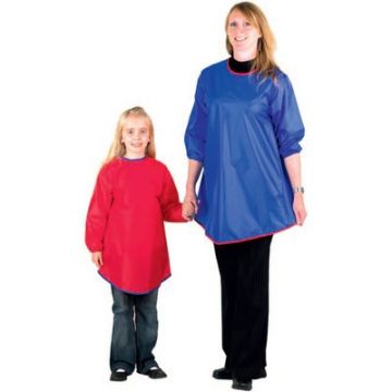 Sleeveless Smock Blue/Red 10-12