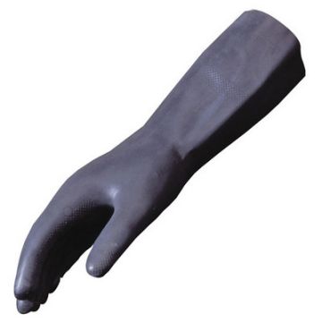 Heavy Duty Latex Household Gloves M Black Pair