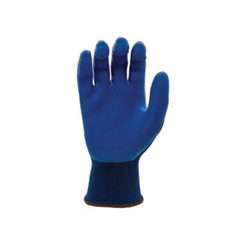 Latex Covered Working Gloves M Grey /Blue Pair