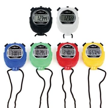 Team Coloured Stopwatches Pack Of 6