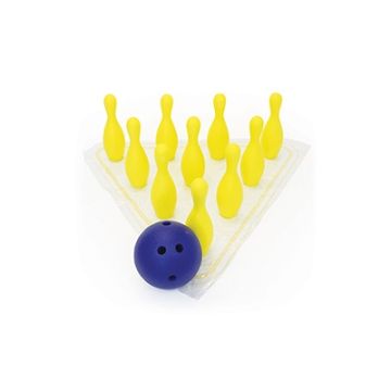 Soft Moulded Foam Bowling Set with Mat