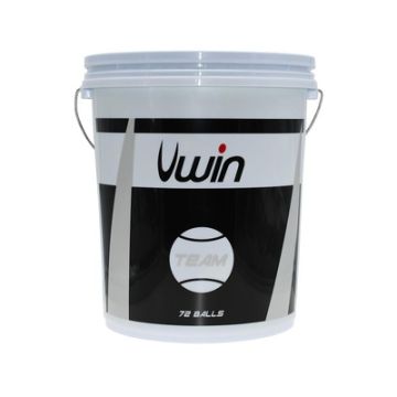 Uwin Team Tennis Balls Bucket of 72 balls