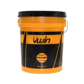 Uwin Trainer Tennis Balls Bucket of 60