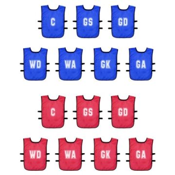 Mesh Netball Training Bibs Royal Blue