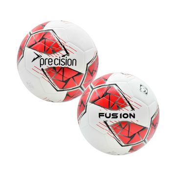 Precision Fusion FIFA Football White/Red Size 5