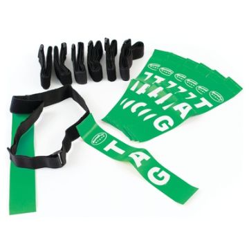 Tag Rugby Belt Pack of 7 Green