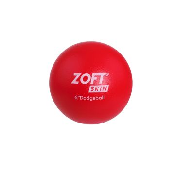 Zoftskin Dodgeball 6in Red