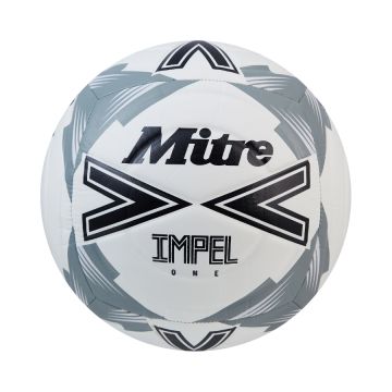 Mitre Impel One Training Ball Size 5 White/Black/Grey