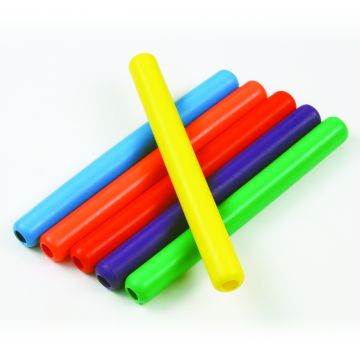 PLASTIC RELAY BATONS  JUNIOR SET OF 6