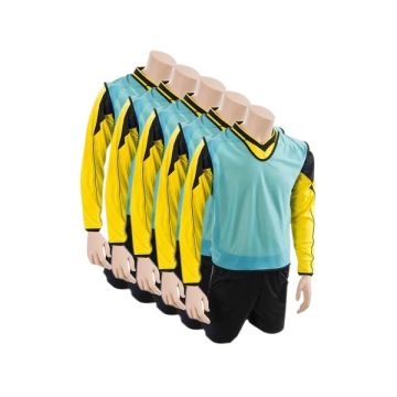 Mesh Training Bib Orange Ages 10 - 14 Years Pack of 5