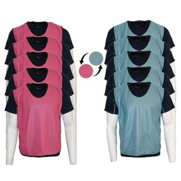 Reversible Mesh Training Bib Royal Blue Kids Pack of 5