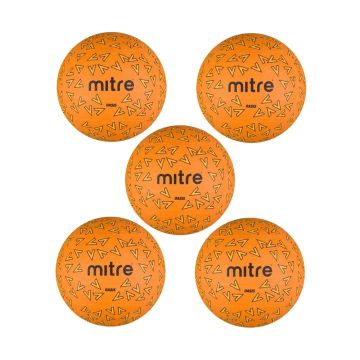 Mitre Oasis 18 Panel Netball Size 4 Pack of 5