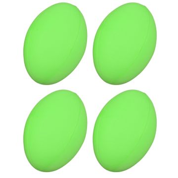 Uncoated Foam Rugby Ball Pack of 4