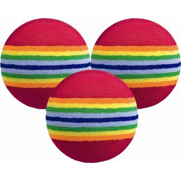 Rainbow Foam Ball Pack of 6
