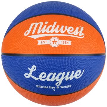 Midwest League Basketball Blue/Orange Size 3