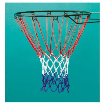 Red White and Blue Nylon Basketball Net